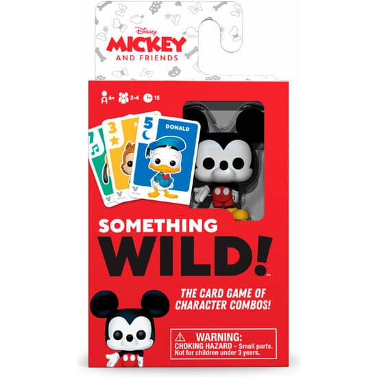 JUEGO CARTAS SOMETHING WILD! MICKEY AND FRIENDS DISNEY ESPAÑOL / ALEMAN / ITALIANO