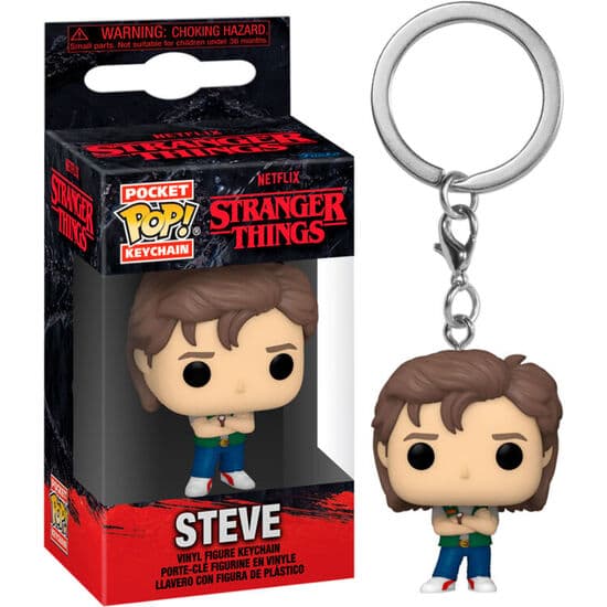 LLAVERO POCKET POP STRANGER THINGS STEVE