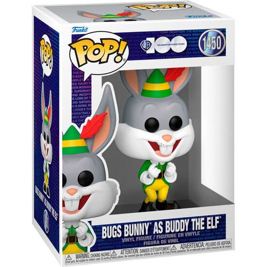 FIGURA POP WARNER BROS 100TH ANNIVERSARY BUGS BUNNY AS BUDDY THE ELF