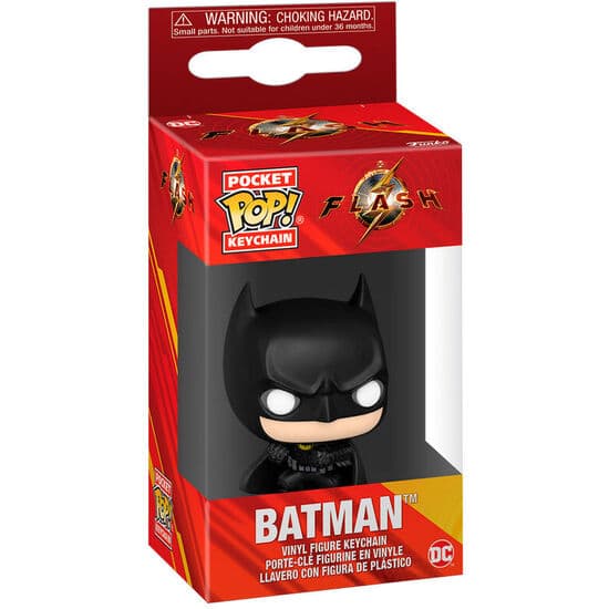 LLAVERO POCKET POP DC COMICS THE FLASH BATMAN
