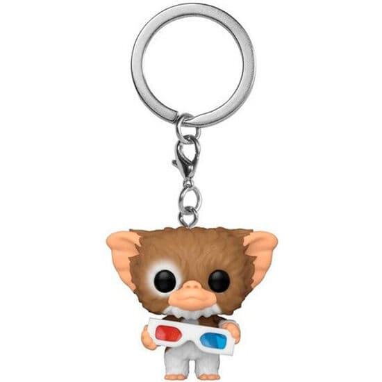 LLAVERO POCKET GREMLINS GIZMO WITH 3D GLASSES