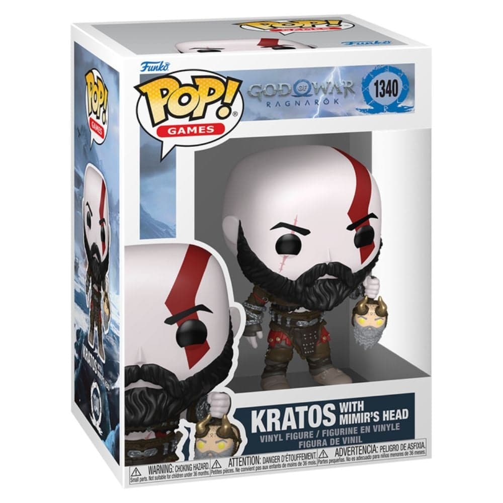 Figura POP God of War Kratos with Mimirs Head