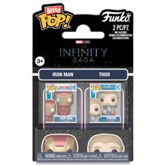 Blister 2 figuras Bitty POP Marvel Infinity Saga Iron Man & Thor