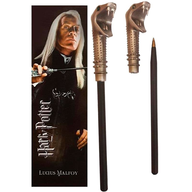 Varita boligrafo y marcapaginas Lucius Malfoy Harry Potter