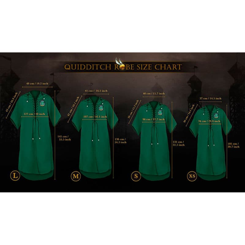 Tunica Quidditch Slytherin Harry Potter