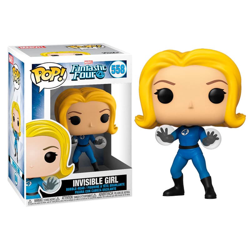 Figura POP Marvel Los 4 Fantasticos Invisible Girl