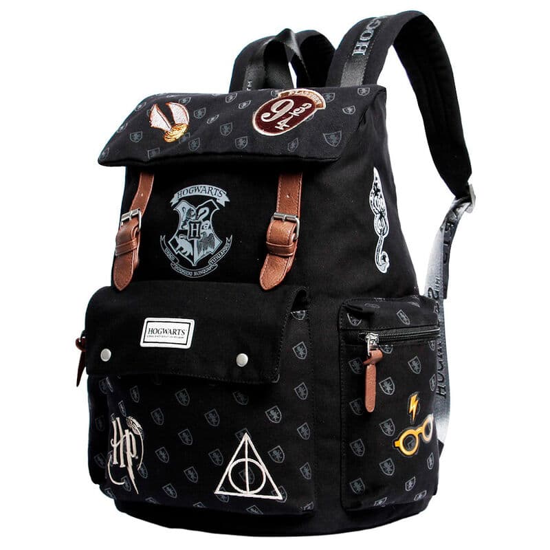 Mochila Patches Harry Potter 42cm