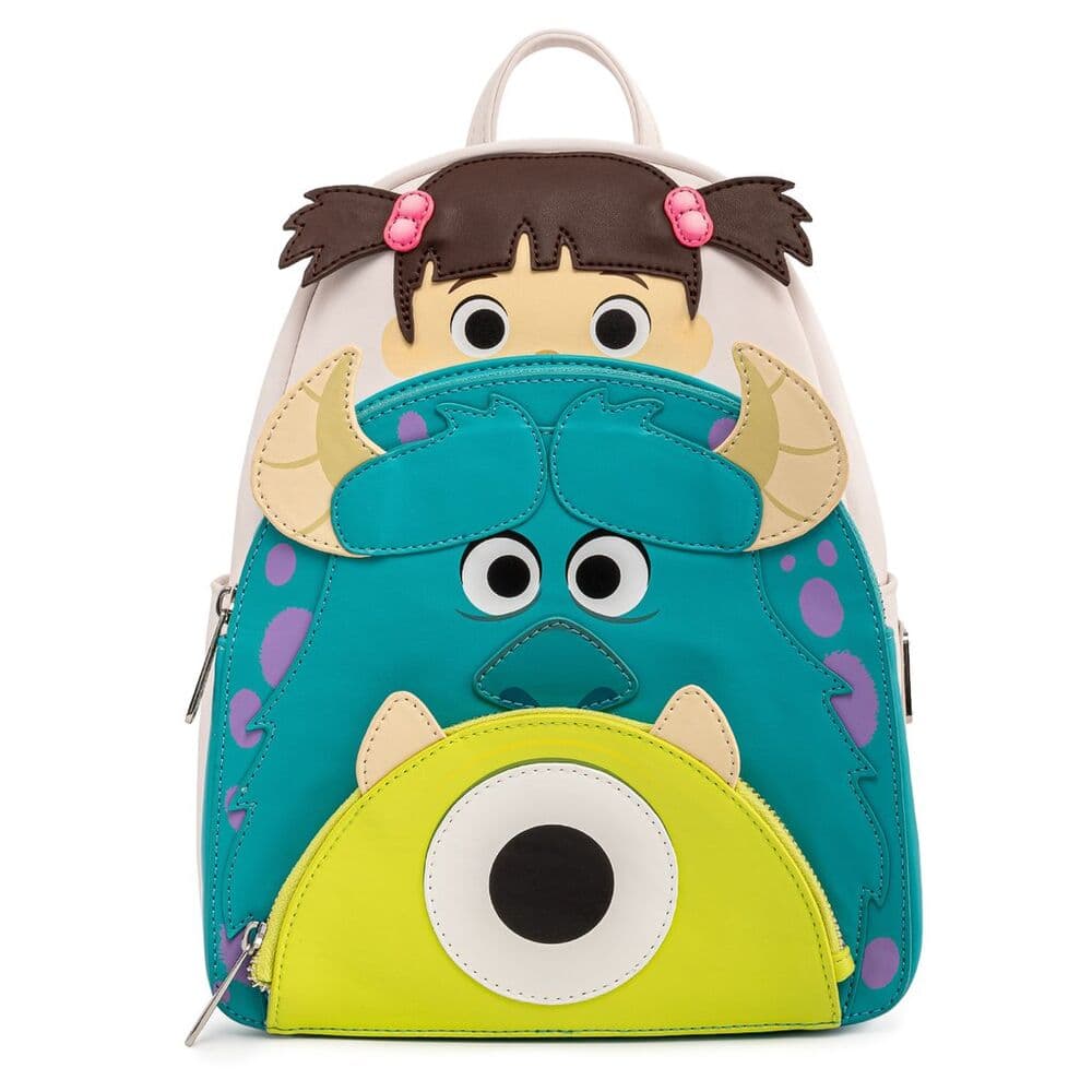 Mochila Boo Mikey Sully Monstruos S.A. Disney Pixar Loungefly 26cm