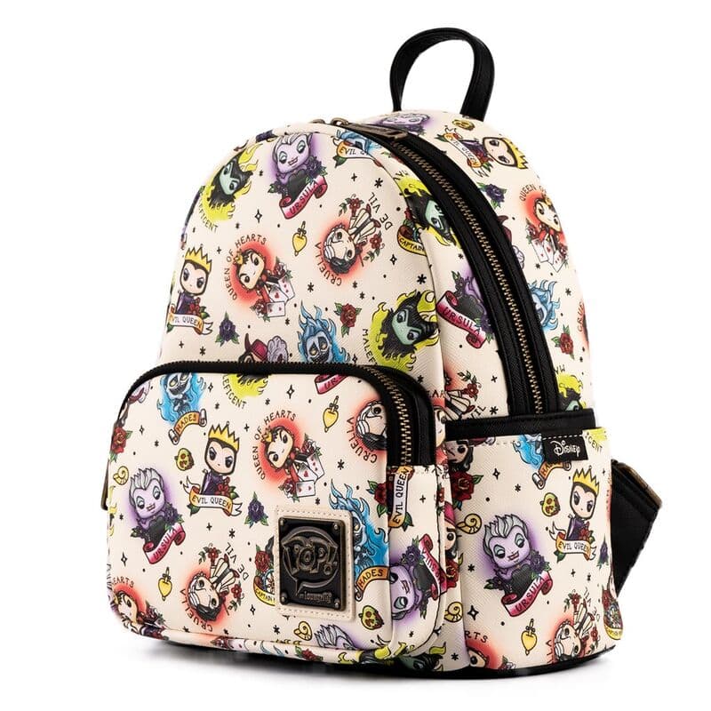 Mochila Tatto Villanas Disney Loungefly 26cm