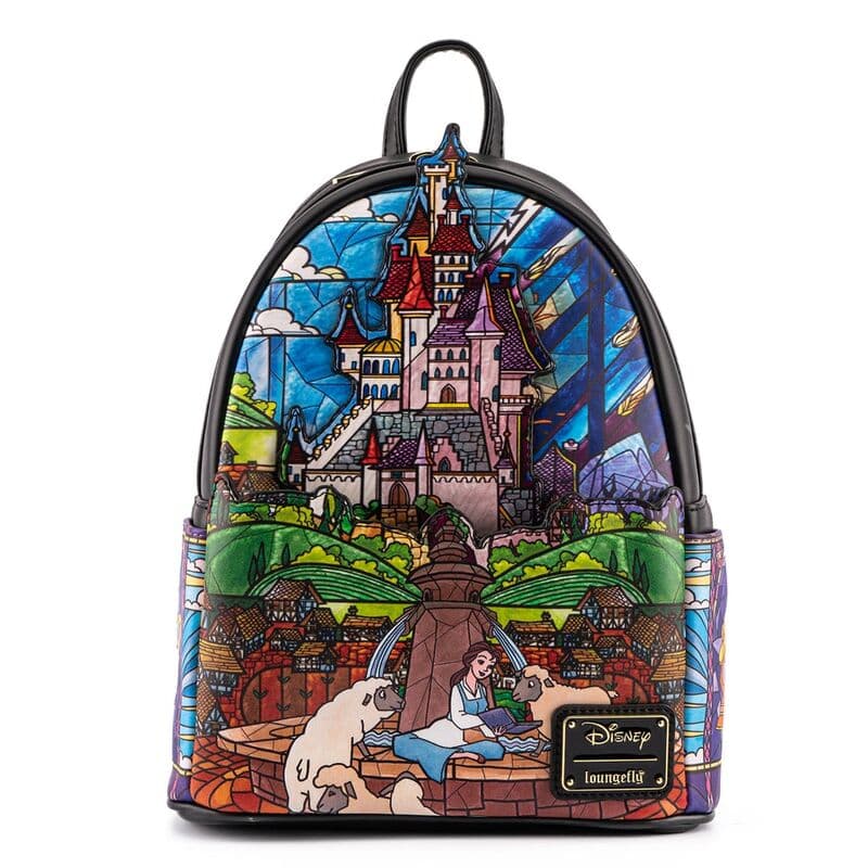 Mochila Castillo La Bella y La Bestia Disney Loungefly 26cm