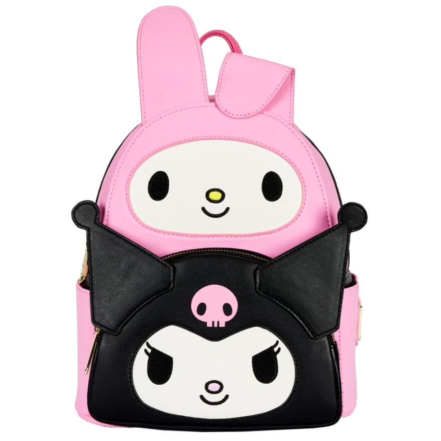 Mochila Cosplay My Melody and Kuromi Sanrio 25cm