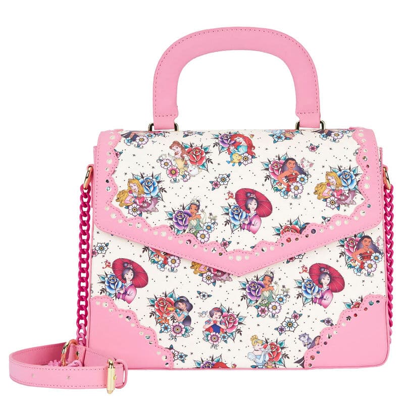 Bolso Floral Tattoo Princess Disney Loungefly