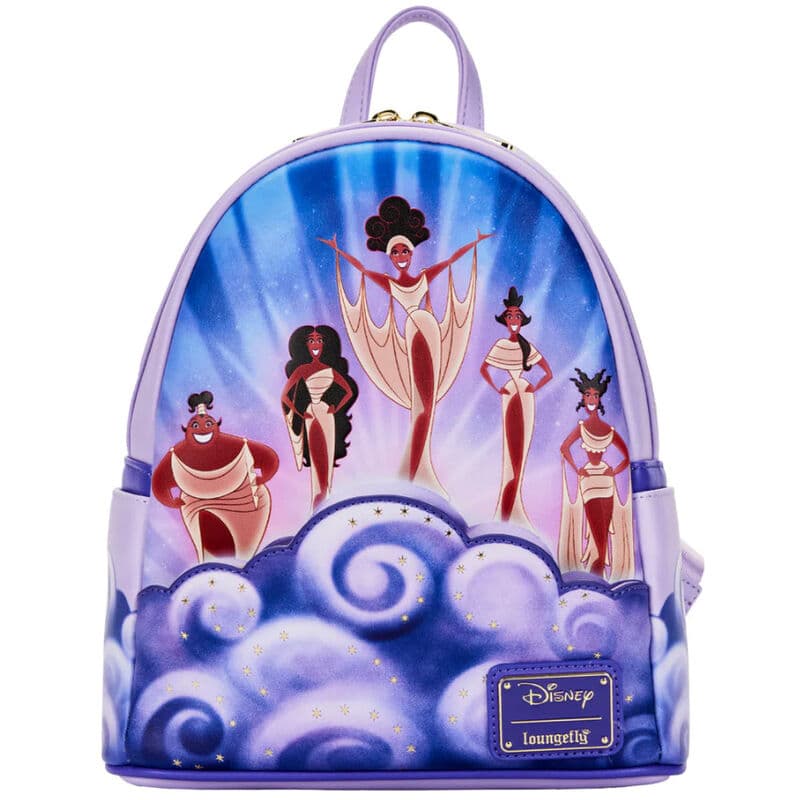 Mochila Nubes de Musas Hercules Disney Loungefly 26cm