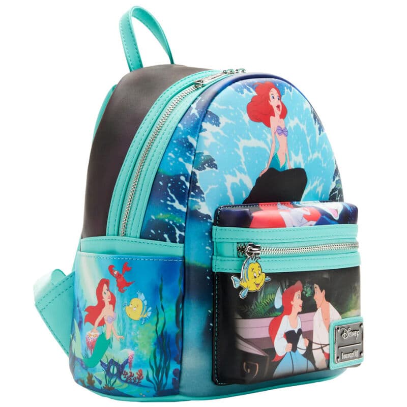 Mochila Escenas La Sirenita Disney Loungefly 26cm