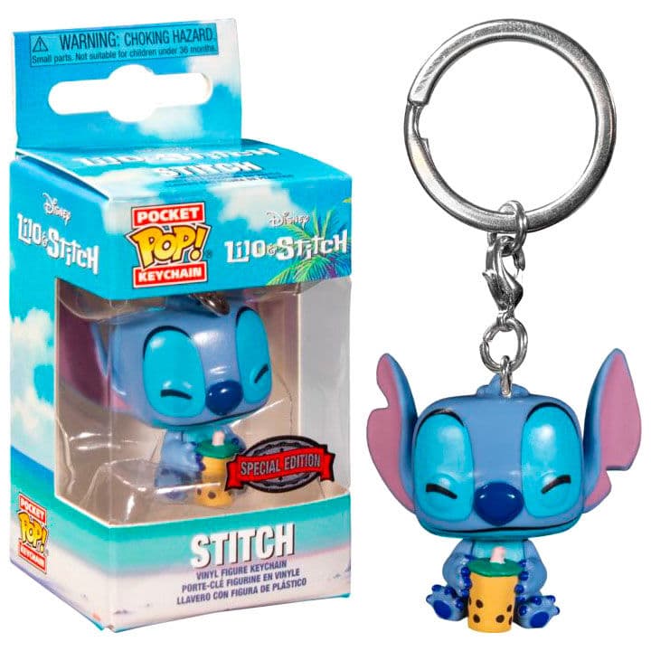 Llavero Pocket POP Lilo & Stitch – Stitch with Boba Exclusive