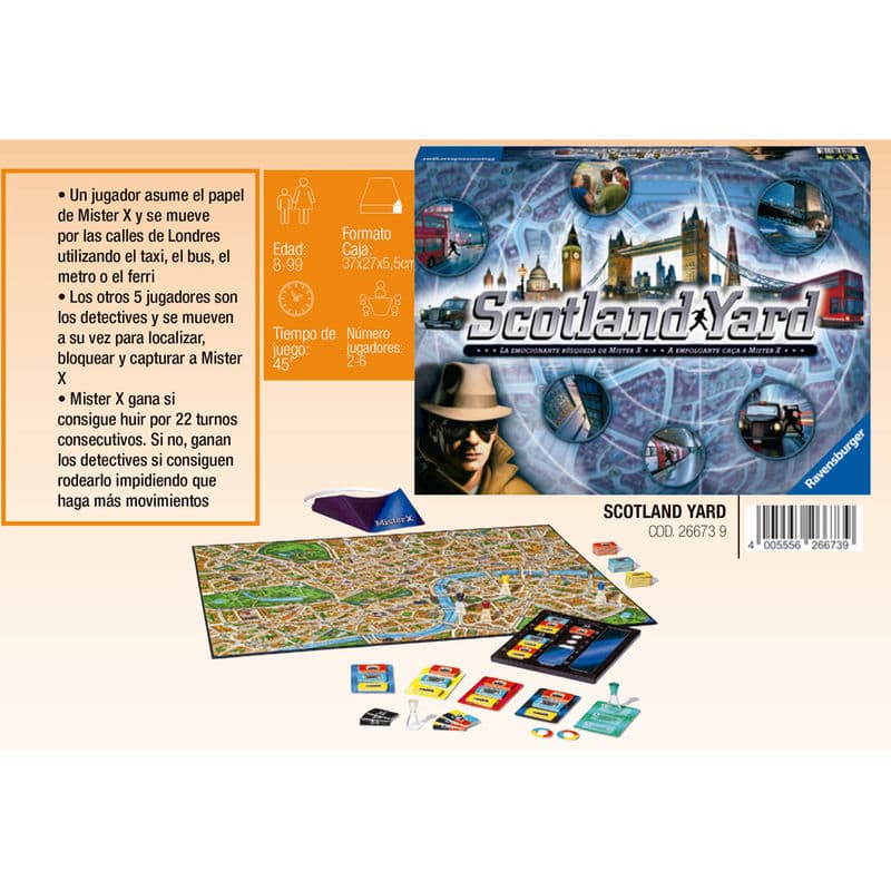 Juego mesa Scotland Yard