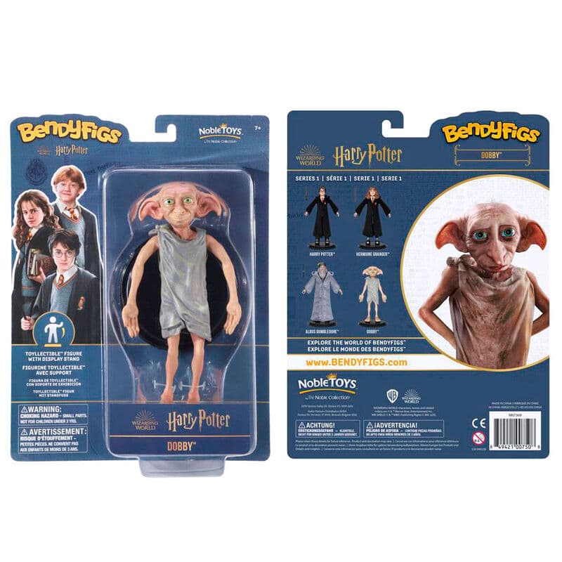 Figura Maleable Bendyfigs Dobby Harry Potter 19cm