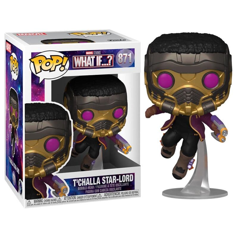 Figura POP Marvel What If T’Challa Star-Lord