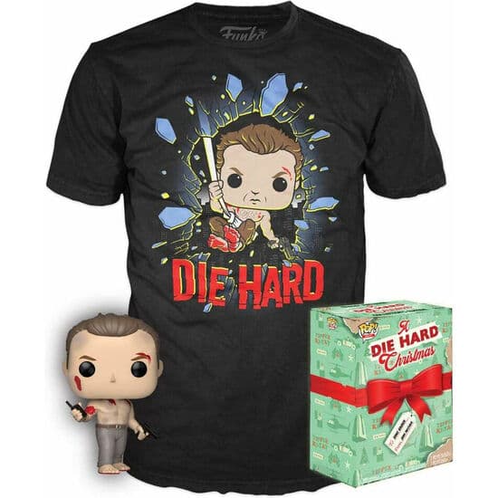 SET FIGURA POP & TEE LA JUNGLA DE CRISTAL JOHN MCCLANE