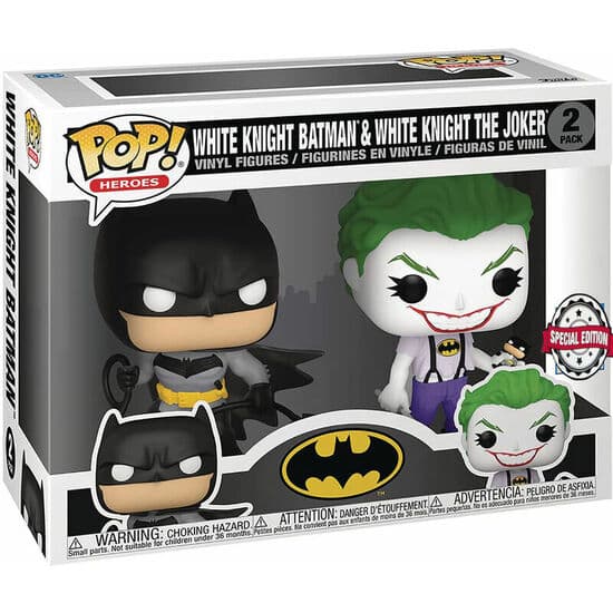 SET 2 FIGURAS POP DC COMICS BATMAN Y JOKER EXCLUSIVE