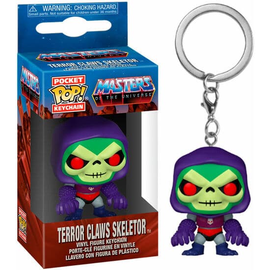 LLAVERO POCKET POP MASTERS OF THE UNIVERSE SKELETOR WITH TERROR CLAWS