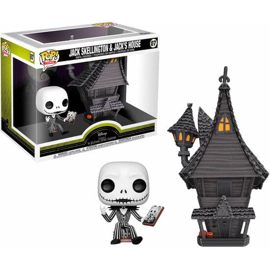 FIGURA POP DISNEY PESADILLA ANTES DE NAVIDAD JACK WITH JACKS HOUSE