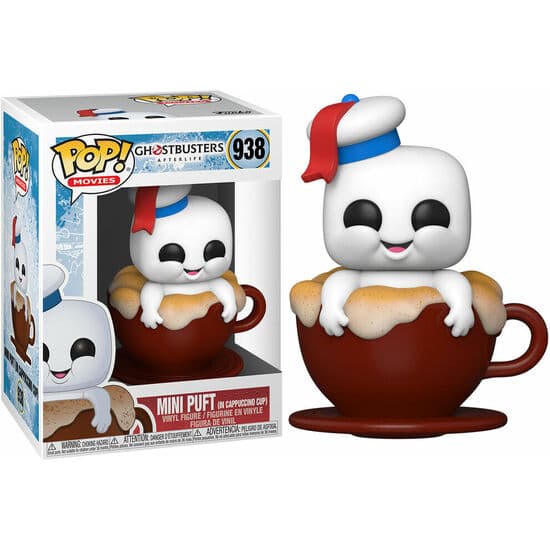 FIGURA POP GHOSTBUSTER AFTERLIFE MINI PUFT IN CAPPUCCINO CUP