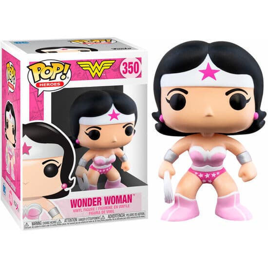 FIGURA POP BREAST CANCER AWARENESS WONDER WOMAN