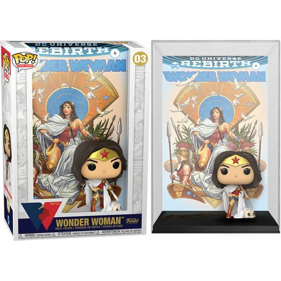 FIGURA POP COMIC COVER DC COMICS WONDER WOMAN