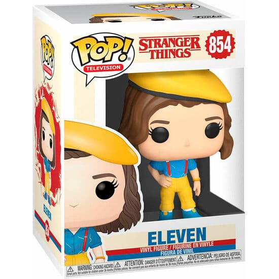 FIGURA POP ELEVEN IN YELLOW OUTFIT STRANGER THINGS EXCLUSIVE