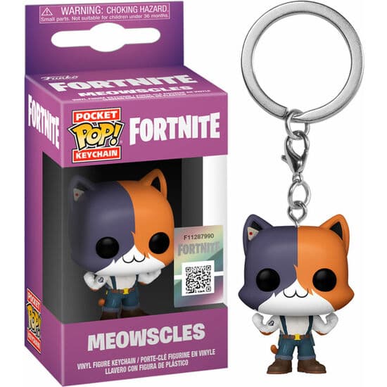 LLAVERO POCKET POP FORTNITE MEOWSCLES