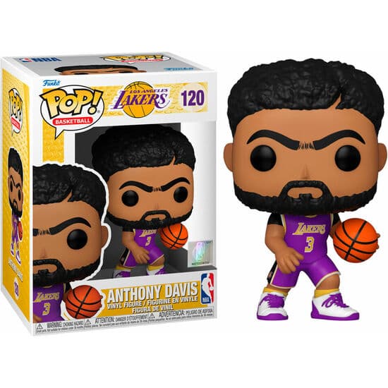 FIGURA POP NBA LAKERS ANTHONY DAVIS PURPLE JERSEY