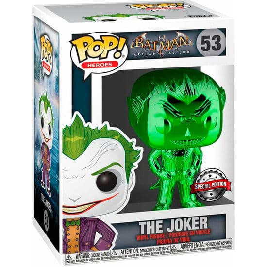 FIGURA POP DC COMICS BATMAN THE JOKER METALLIC EXCLUSIVE