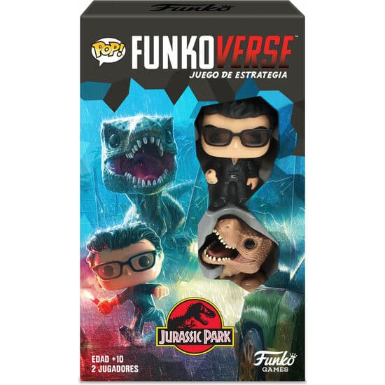 JUEGO MESA POP FUNKOVERSE JURASSIC PARK 2FIG ESPAÑOL