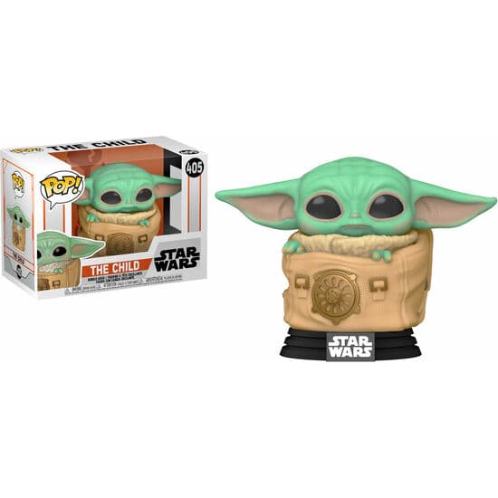 FIGURA POP STAR WARS THE MANDALORIAN CHILD WITH BAG