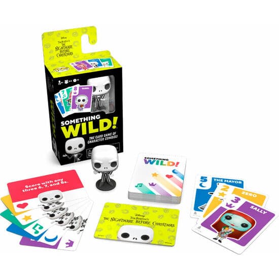 JUEGO CARTAS SOMETHING WILD! PESADILLA ANTES DE NAVIDAD DISNEY ALEMAN / ESPAÑOL / ITALIANO