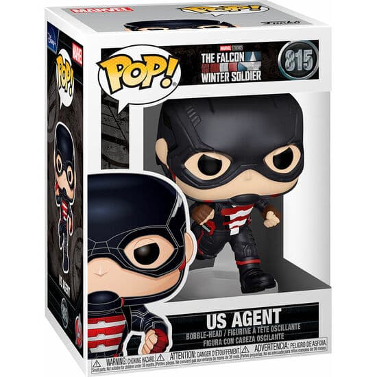 FIGURA POP MARVEL THE FALCON & WINTER SOLDIER US AGENT