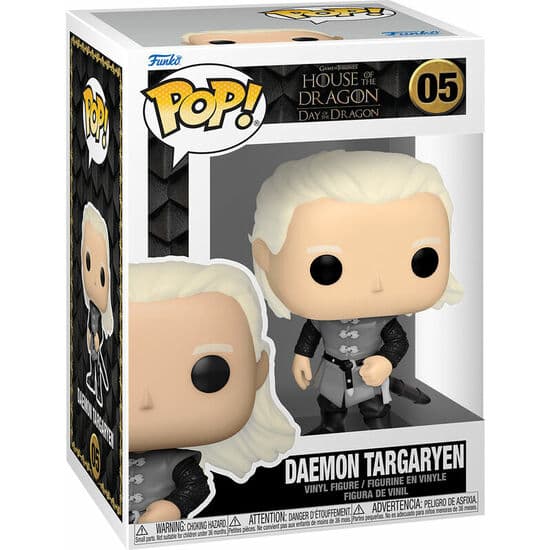 FIGURA POP JUEGO DE TRONOS LA CASA DEL DRAGON DAEMON TARGARYEN