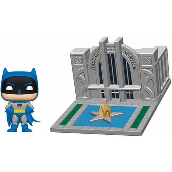 FIGURA POP DC COMICS BATMAN 80TH HALL OF JUSTICE WITH BATMAN
