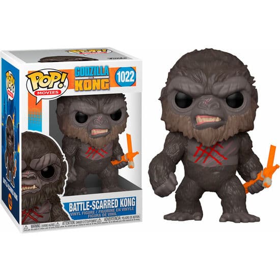 FIGURA POP GODZILLA VS KONG BATTLE SCARRED KONG