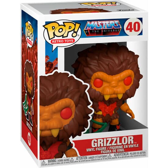 FIGURA POP MASTERS OF THE UNIVERSE GRIZZLOR