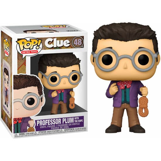 FIGURA POP CLUEDO PROFESSOR PLUM WITH ROPE