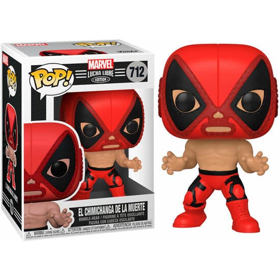 FIGURA POP MARVEL LUCHADORES DEADPOOL LA CHIMIGANGA DE LA MUERTE