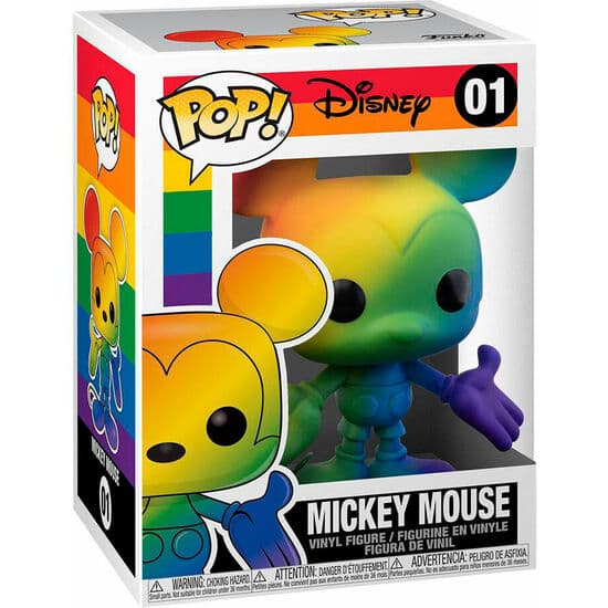 FIGURA POP DISNEY PRIDE MICKEY MOUSE RAINBOW
