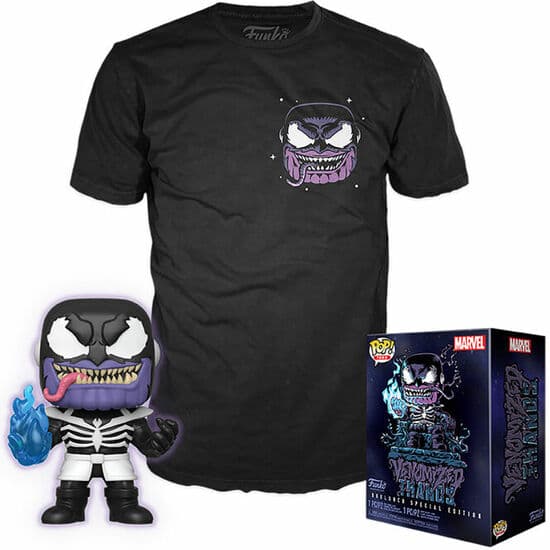 SET FIGURA POP & TEE MARVEL VENOM VENOMIZED THANOS EXCLUSIVE