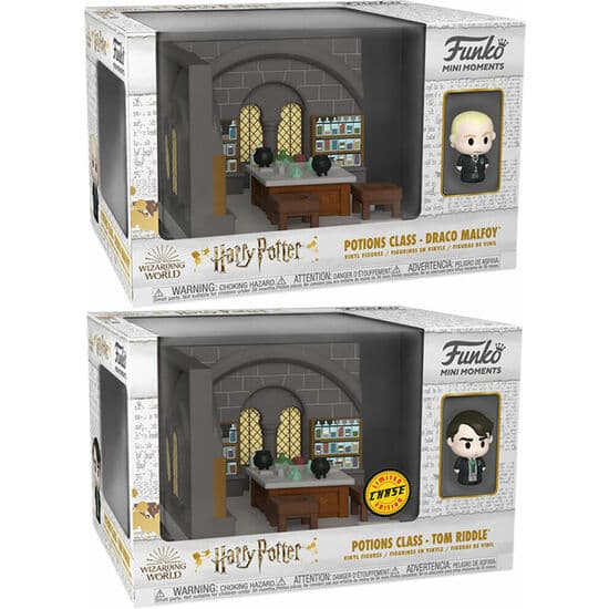 FIGURA POP MINI MOMENTS HARRY POTTER ANNIVERSARY DRACO MALFOY 5 + 1 CHASE