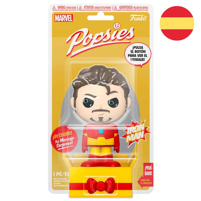 Figura Popsies Marvel Iron Man Español