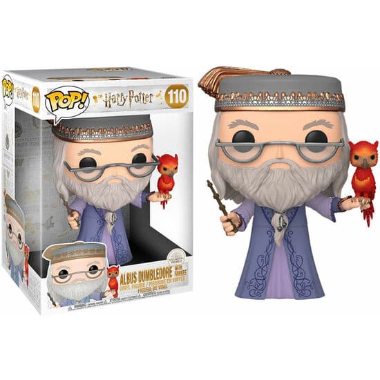 FIGURA POP HARRY POTTER ALBUS DUMBLEDORE WITH FAWKES 25CM