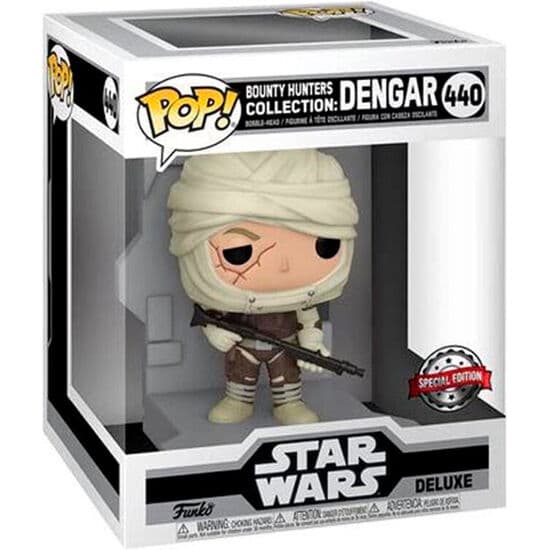 FIGURA POP DELUXE STAR WARS BOUNTY HUNTER DENGAR EXCLUSIVE