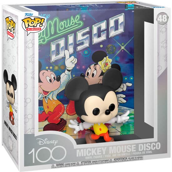 FIGURA POP ALBUMS DISNEY 100TH ANNIVERSARY MICKEY MOUSE DISCO